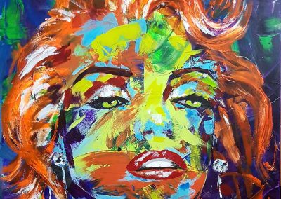 Marilyn-Acrylique-sur-toile-80-X80