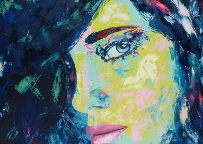 Krys Huile sur toile 90 X 90